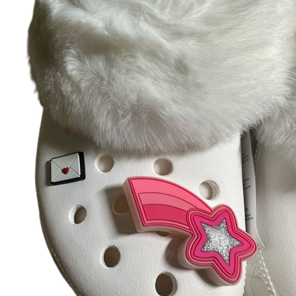 Crocs Mammoth Charm M7 W9 NWT WHITE - Picture 2 of 8